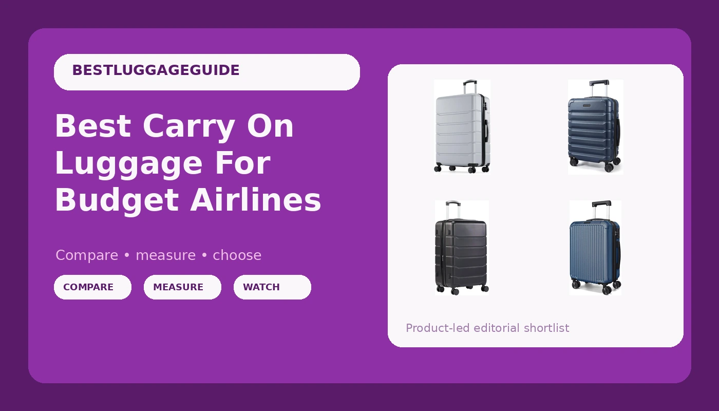 Best Carry On Luggage For Budget Airlines - BestLuggageGuide review with measurements and honest opinion