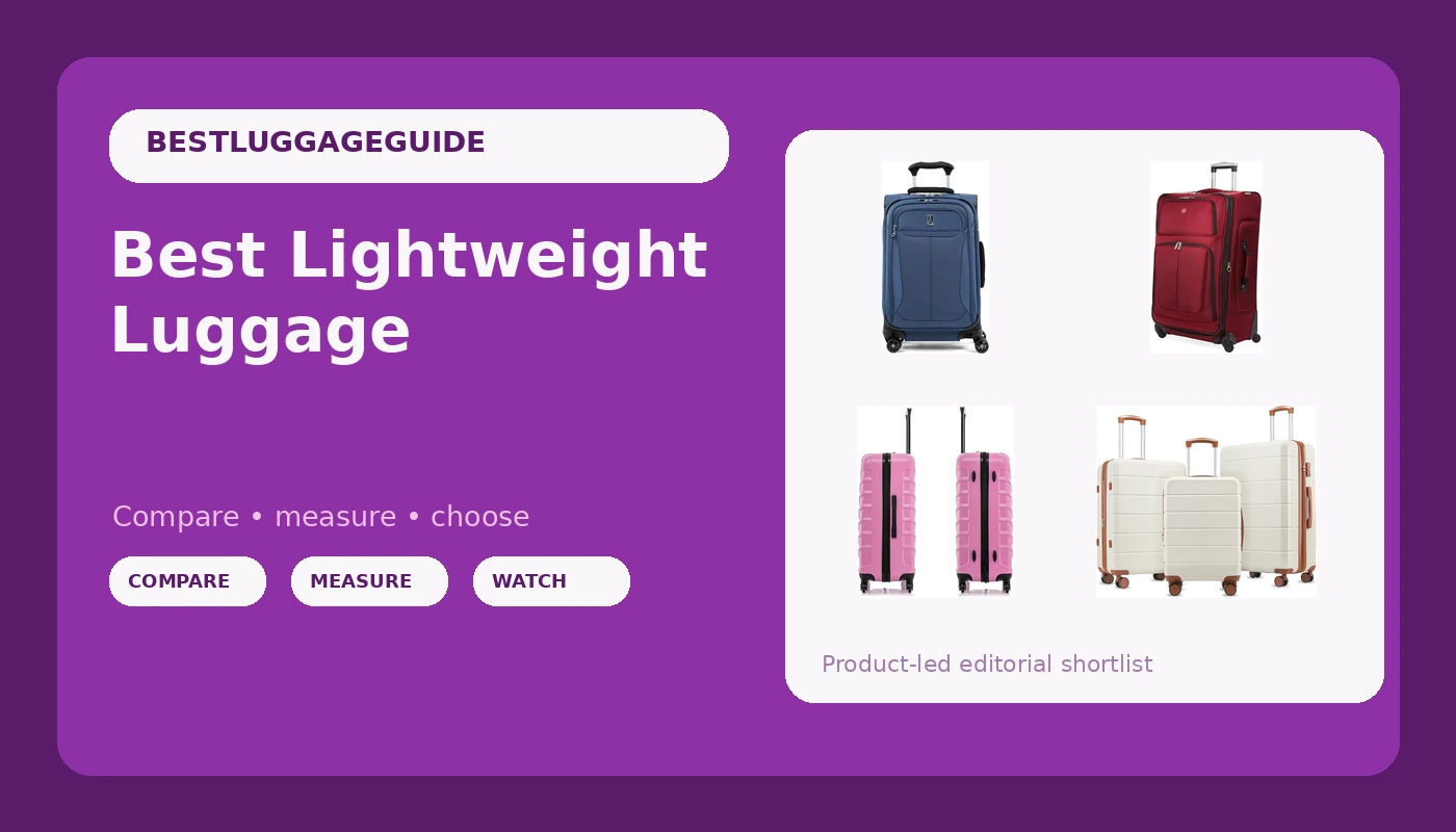 Best Lightweight Luggage - BestLuggageGuide review with measurements and honest opinion