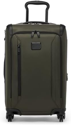 TUMI - Aerotour 4 Wheel Expandable Luggage - Men's and Women's Lightweight Business and Leisure Travel Suitcase - 21.75" Continental Expandable Carry-On, Black