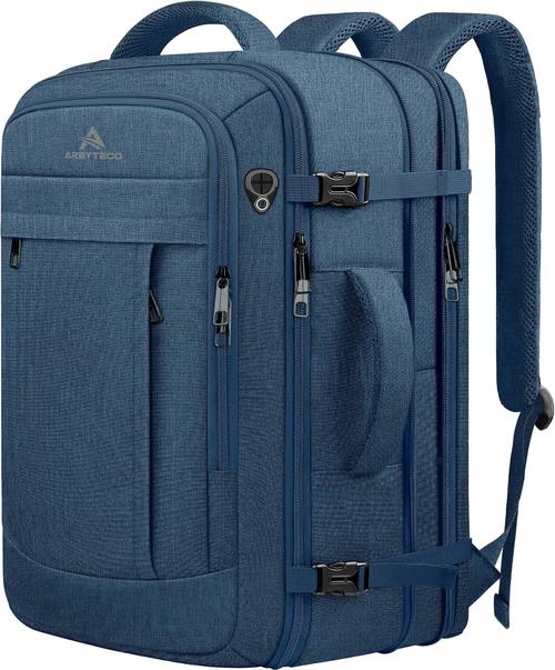 AREYTECO Large Travel Laptop Backpack for Men, 50L Carry On Backpack