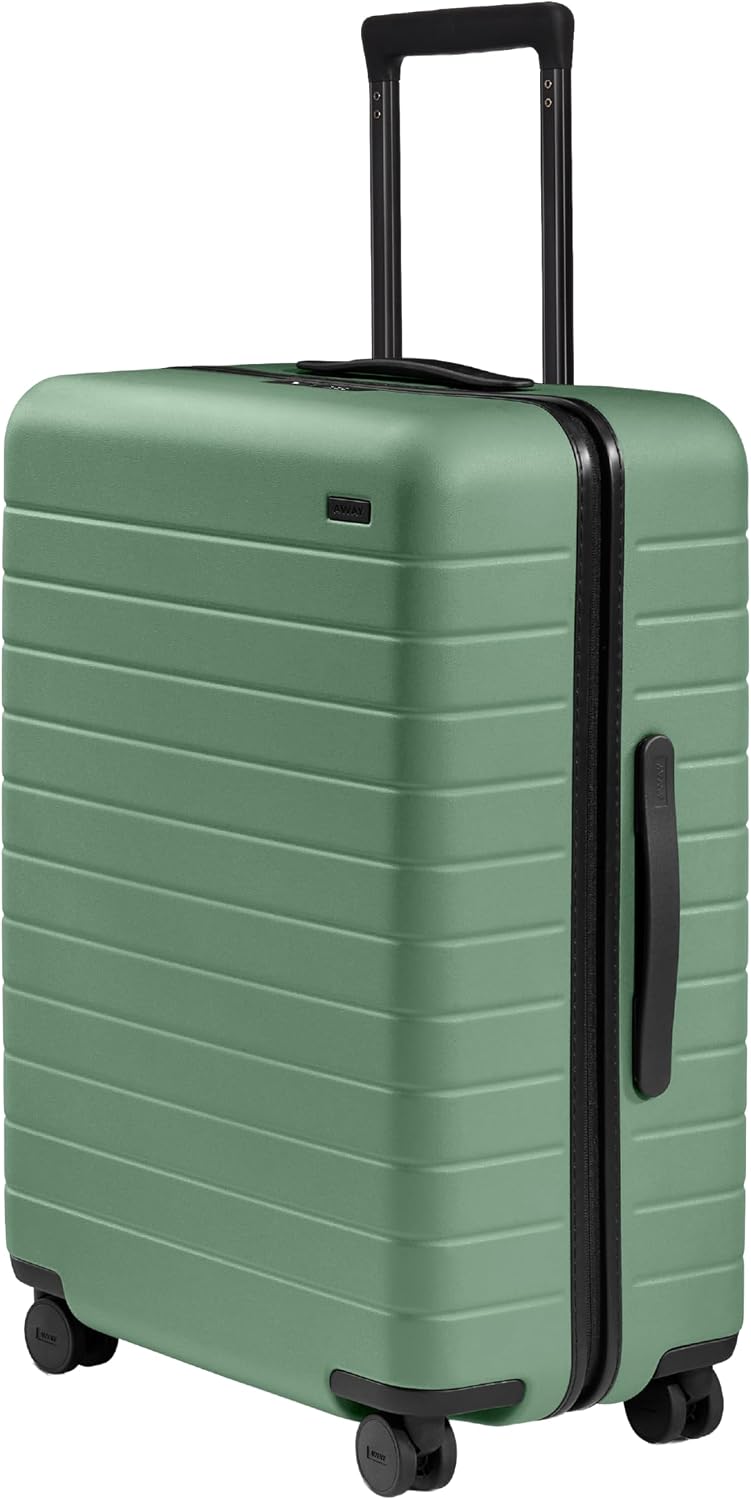 Away Medium Checked Luggage, 26-inch Lightweight Hardside Spinner Suitcase
