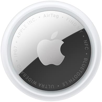 Apple AirTag (2nd Generation): Tracker for Keychain, Wallet, and More; Locator with Sound; Simple One-Tap Setup with iPhone or iPad; Key Finder with up to 1.5X Precision Finding Range