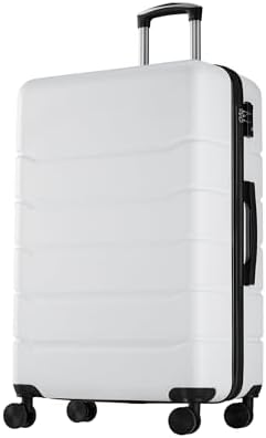 OLIXIS 20 Inch Carry-On Luggage, Hardside Suitcase with Spinner Wheels, Lightweight ABS Hard Shell Travel Luggage, TSA Approved Lock, Expandable Small Suitcase for Business & Travel–Olive Green